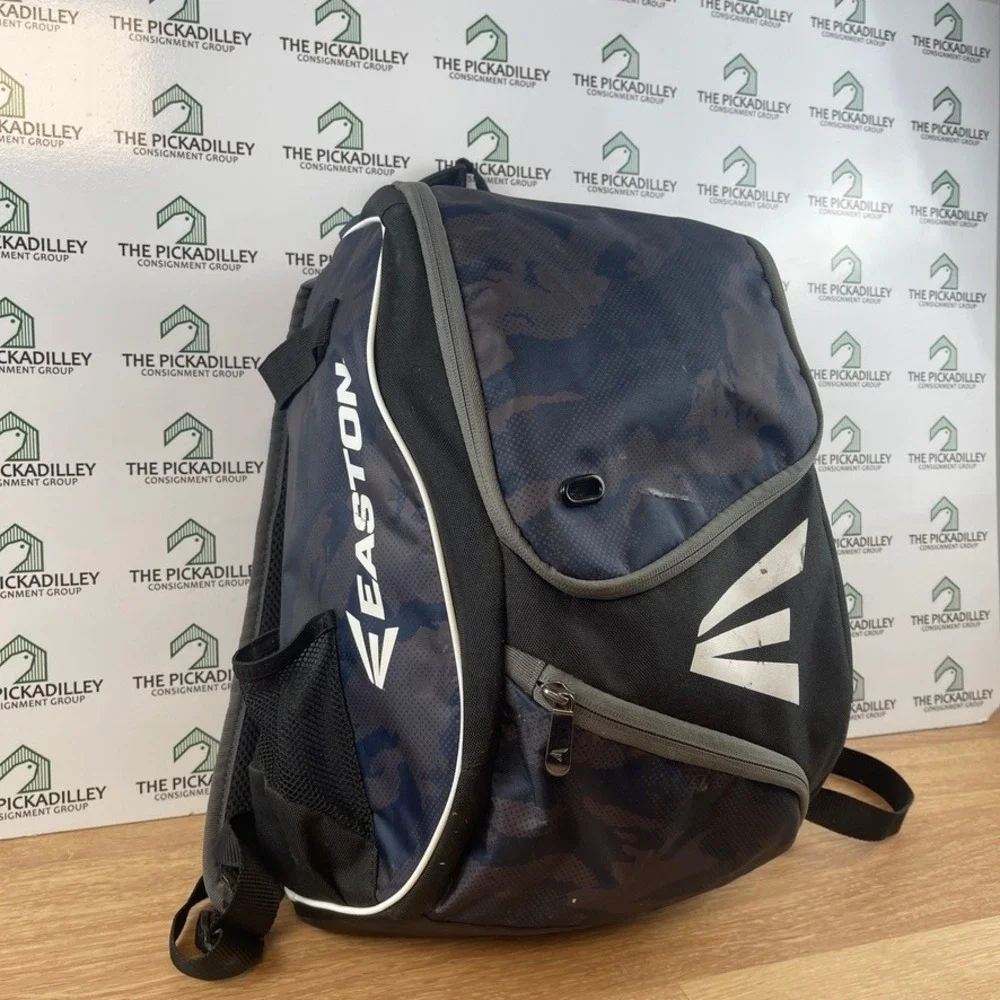 Easton Baseball Softball Equipment Backpack Navy Blue Black Digital Camo Bag